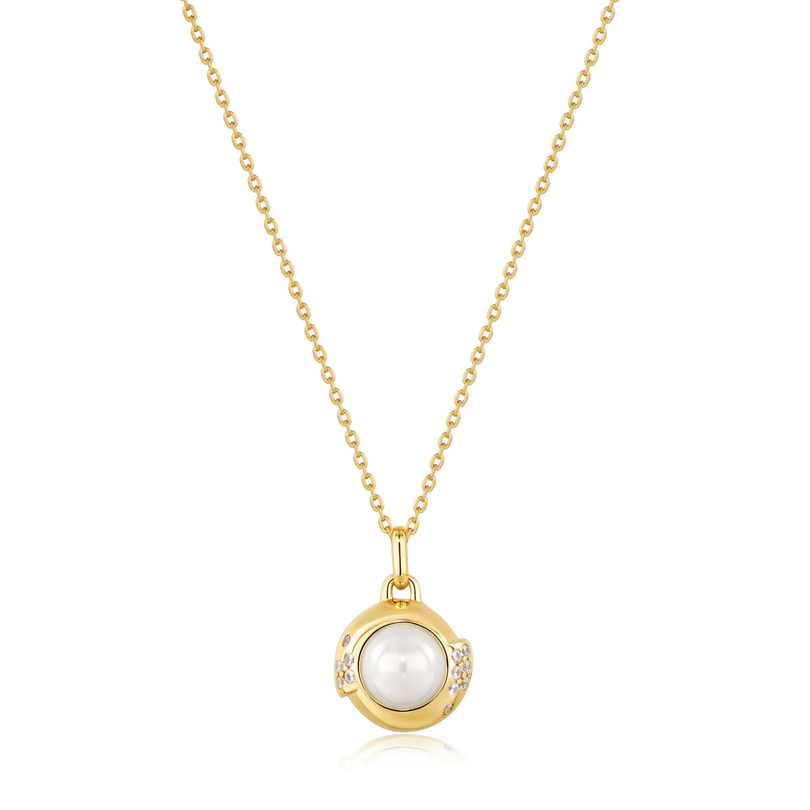 Ania Haie Gold Pearl Sphere Pendant