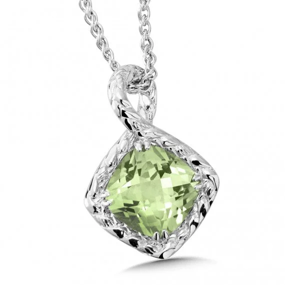 Color SG -  Green Amethyst Pendant