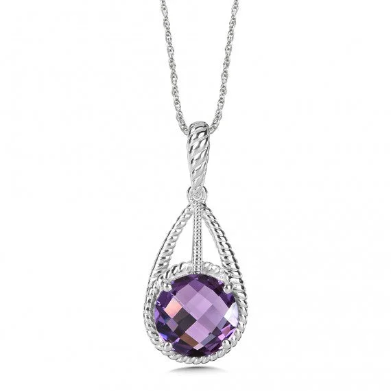 Color SG - Purple Amethyst Pendant