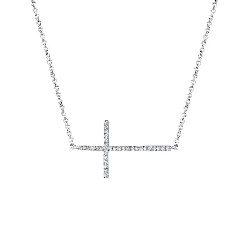 Lafonn Sideways Cross Pendant