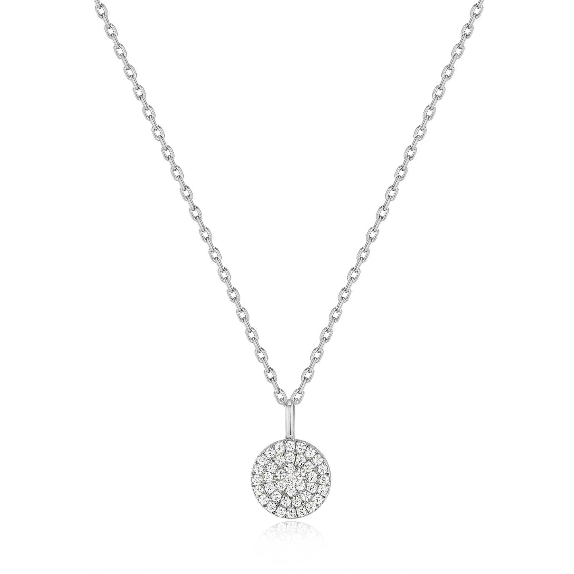 Ania Haie Silver Glam Disc Pendant