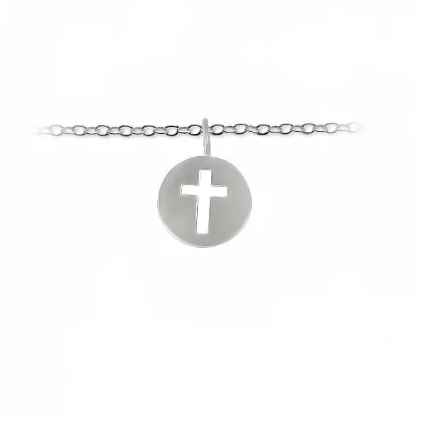 Slate & Tell Medium Cutout Cross Pendant