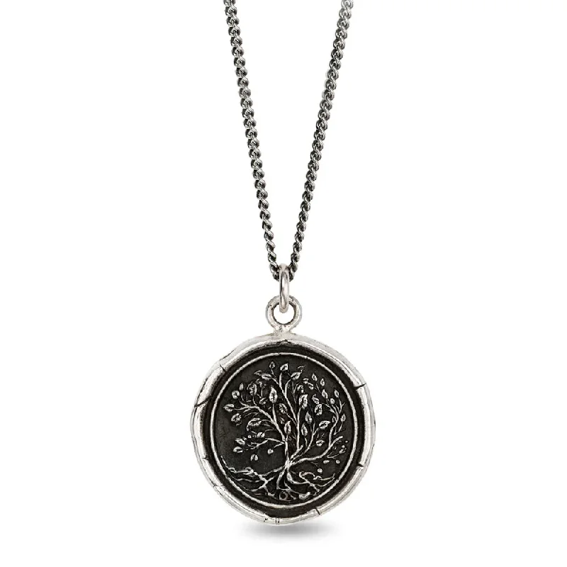 Sterling Silver Tree Talisman Necklace - "Tree of Life"