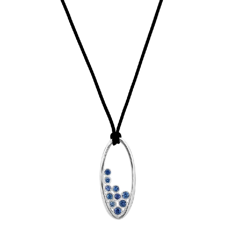 Yogo Sapphire Bubble Necklace - "True Blue"