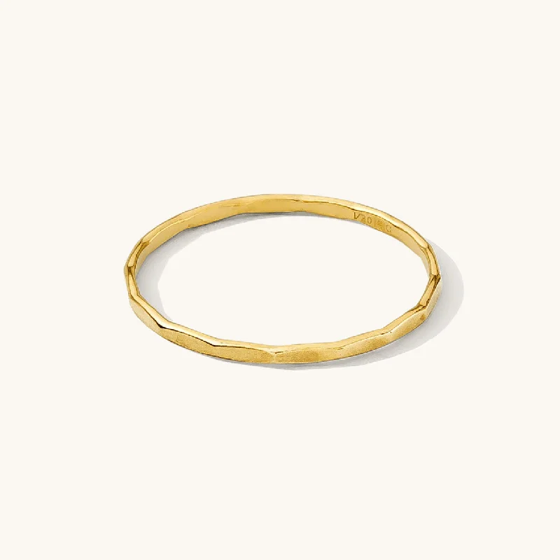 Dapped Stacking Ring