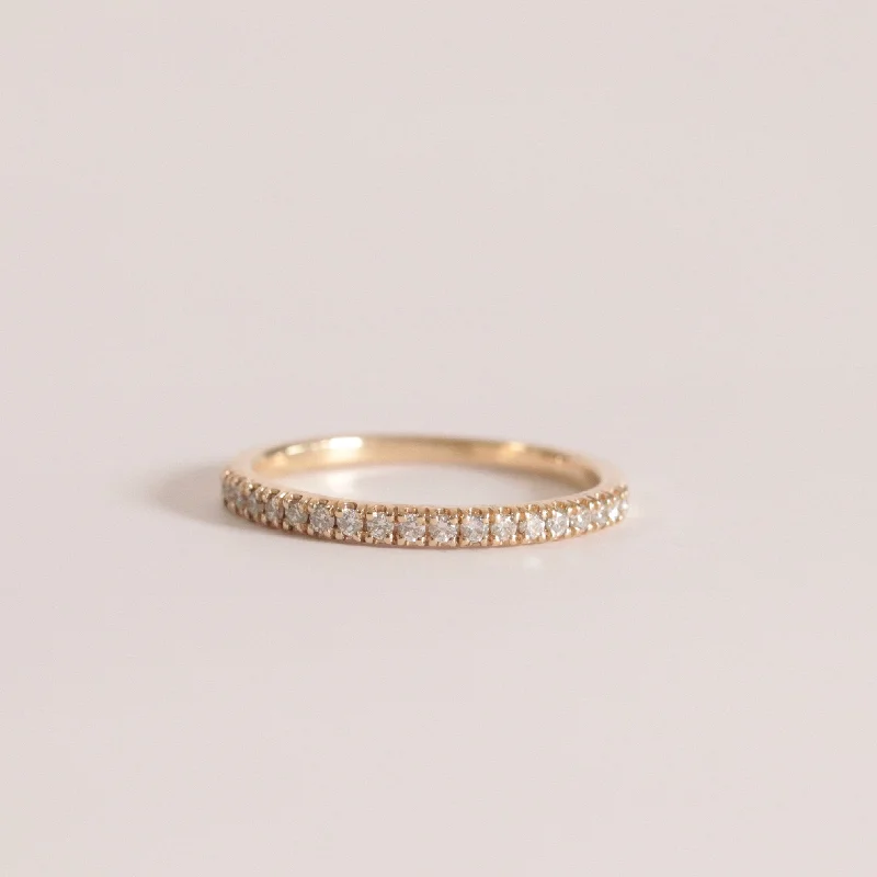 Diamond + Yellow Gold Band