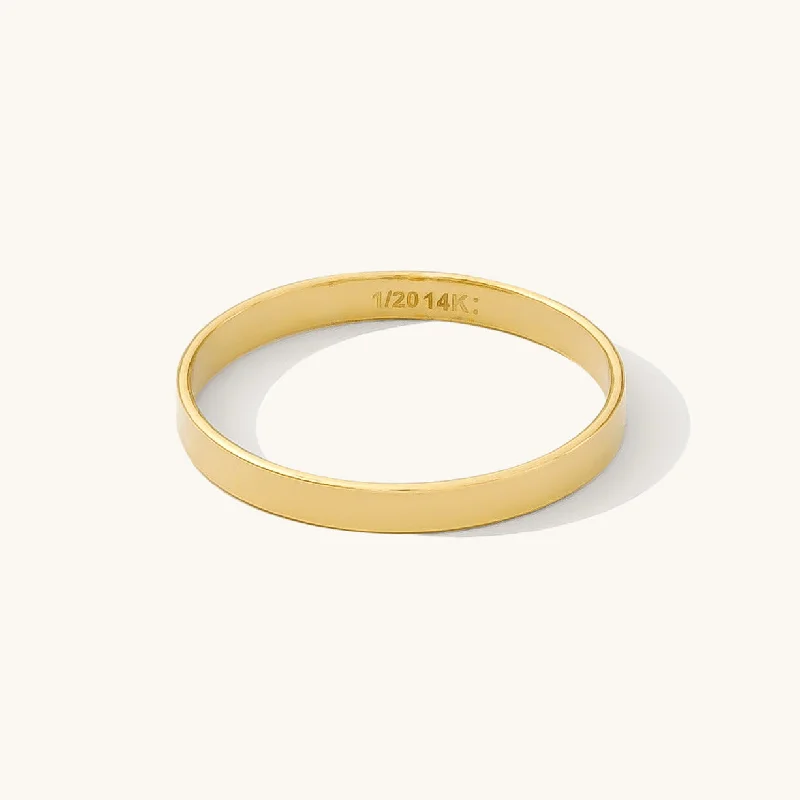 Flat Band Ring