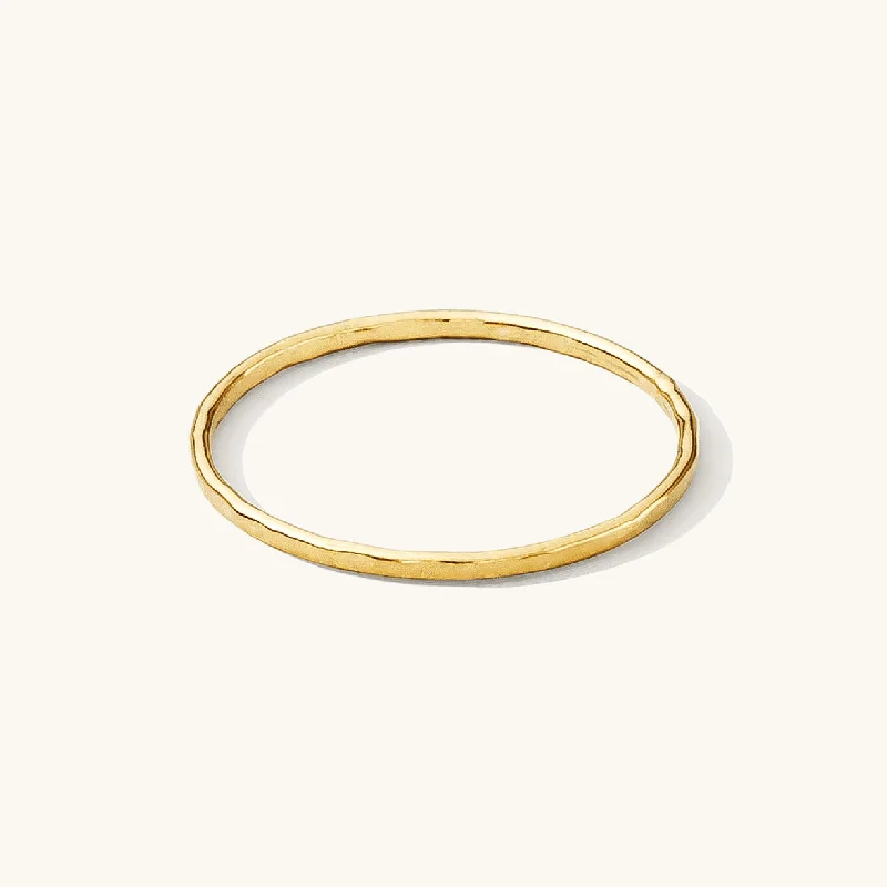 Hammered Stacking Ring