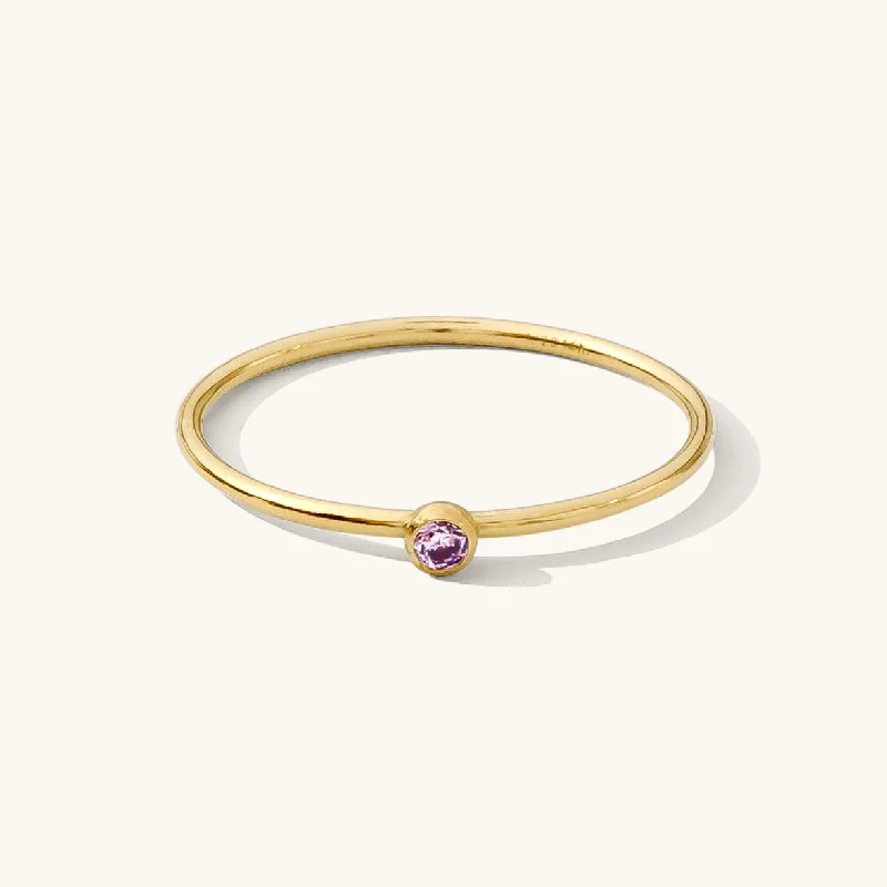 June Birthstone Ring (Alexandrite)