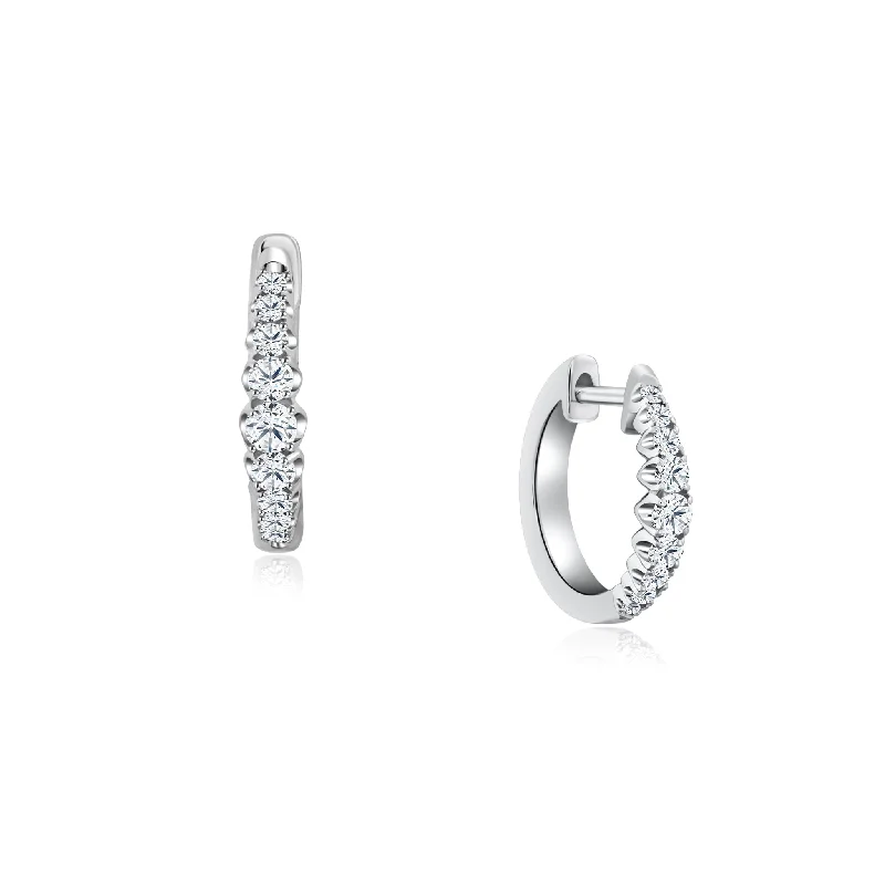 snake chain bracelet gold Limitless Diamond Hoop Earrings