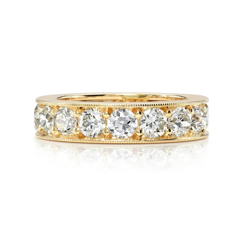 Single Stone 18k Gold Large Carmella OEC Diamond Eternity Band