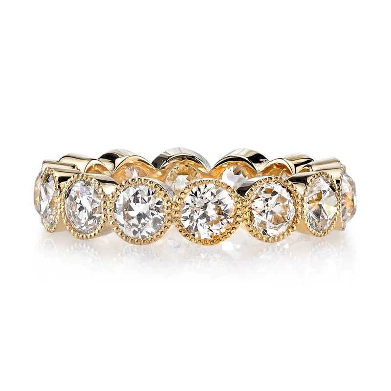 Single Stone 18k Gold Large Gabby OEC Diamond Band