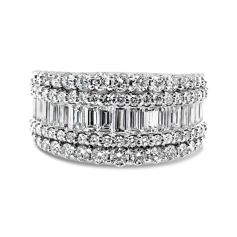 White Gold Diamond Fashion Ring