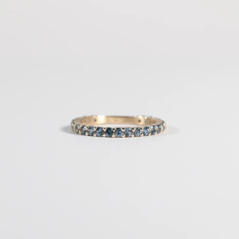 Yogo Sapphire Eternity Band - SPFJ Custom