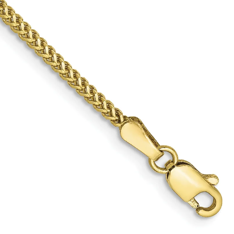 10KT Yellow Gold 8-inch 1.3MM Franco Bracelet