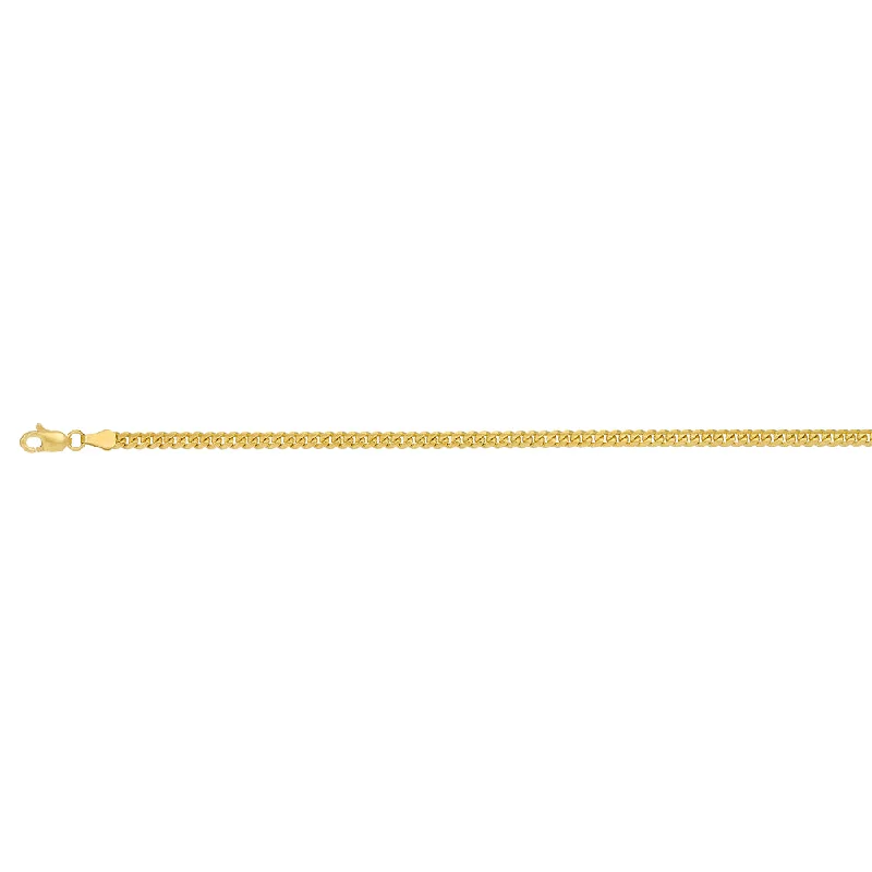 black diamond eternity band 14k Gold 3.2mm Solid Miami Cuban Link Chain, 18"