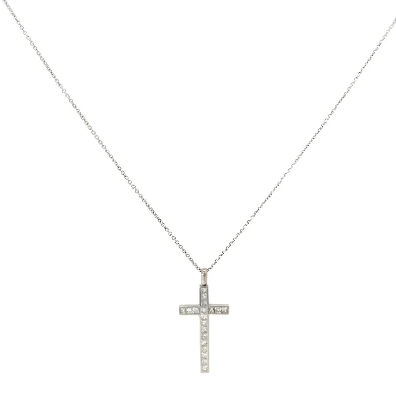 Pre-Owned Diamond Cross Pendant