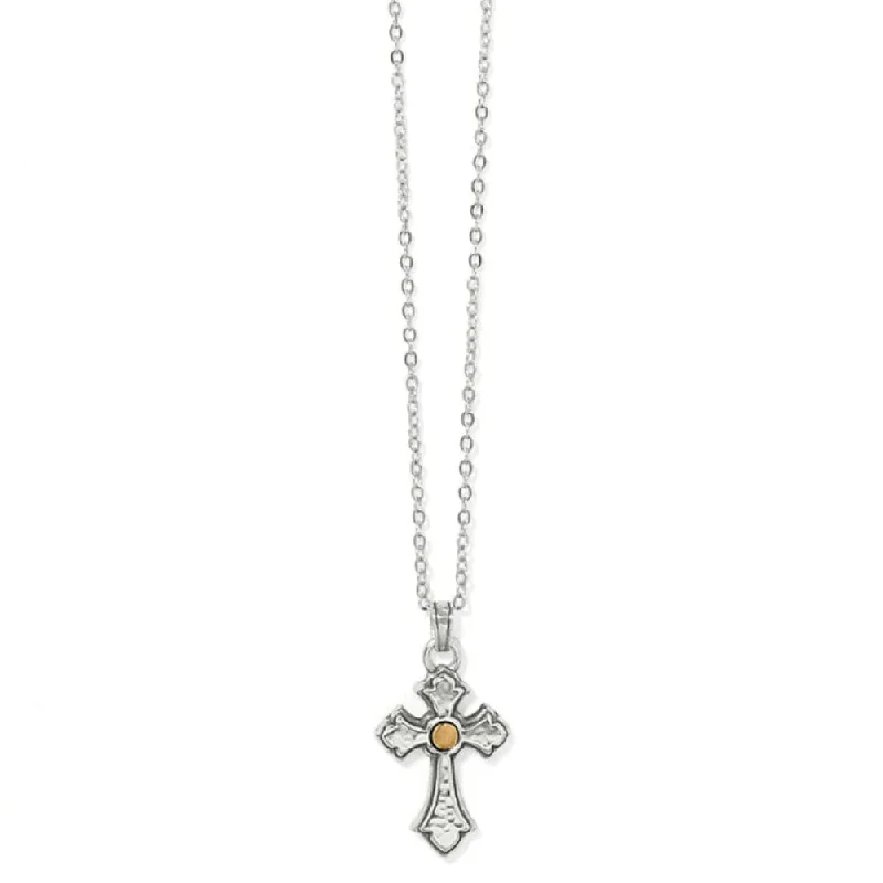 Brighton Majestic Regal Cross Reversible Necklace