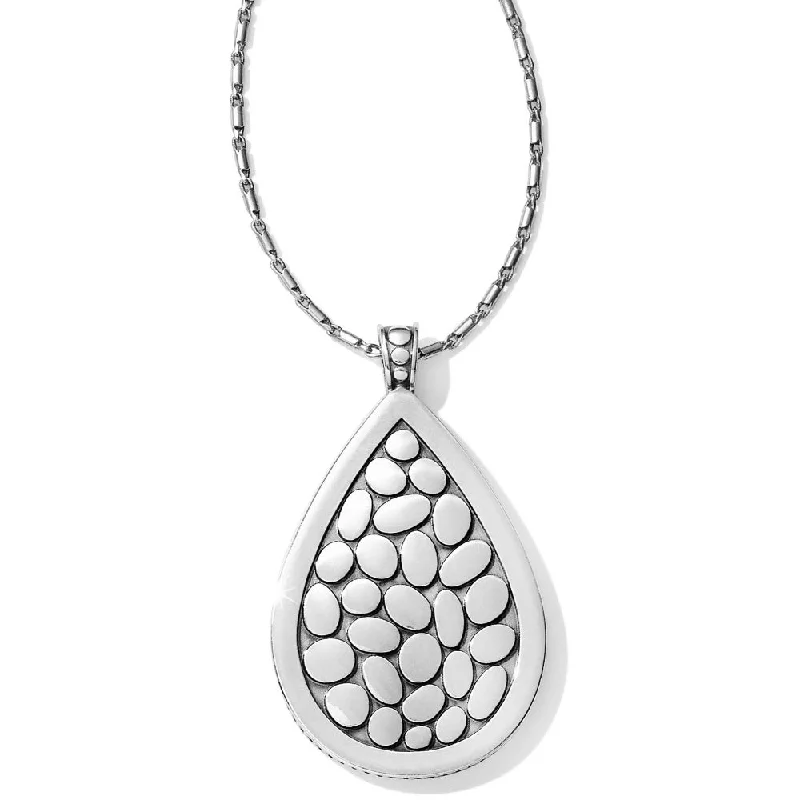 Brighton Pebble Teardrop Convertible Reversible Necklace