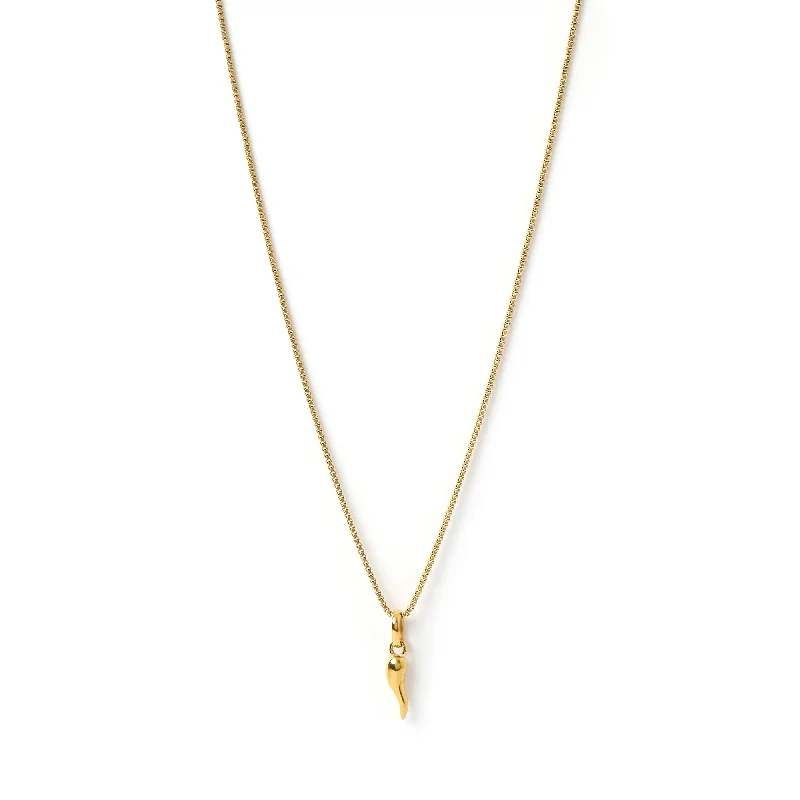 Cornicello Gold Charm Necklace - Small