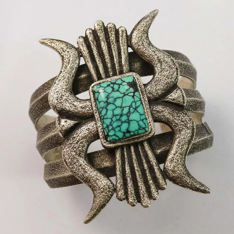 dainty sapphire stacking rings Turquoise Keetoh Cuff