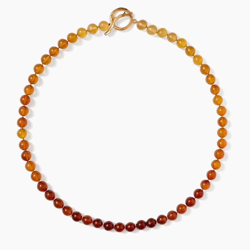 Carnelian Sun Necklace