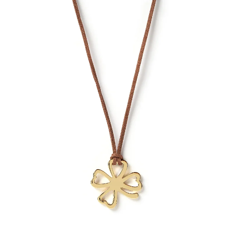 Rahnee Gold Clover Necklace