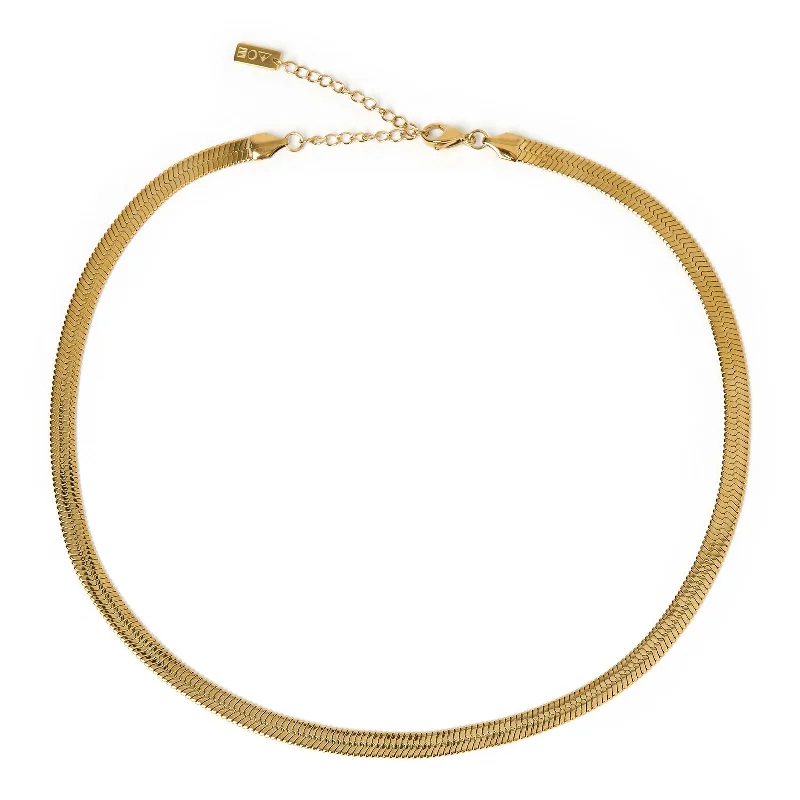 Samara Gold Snake Chain Necklace