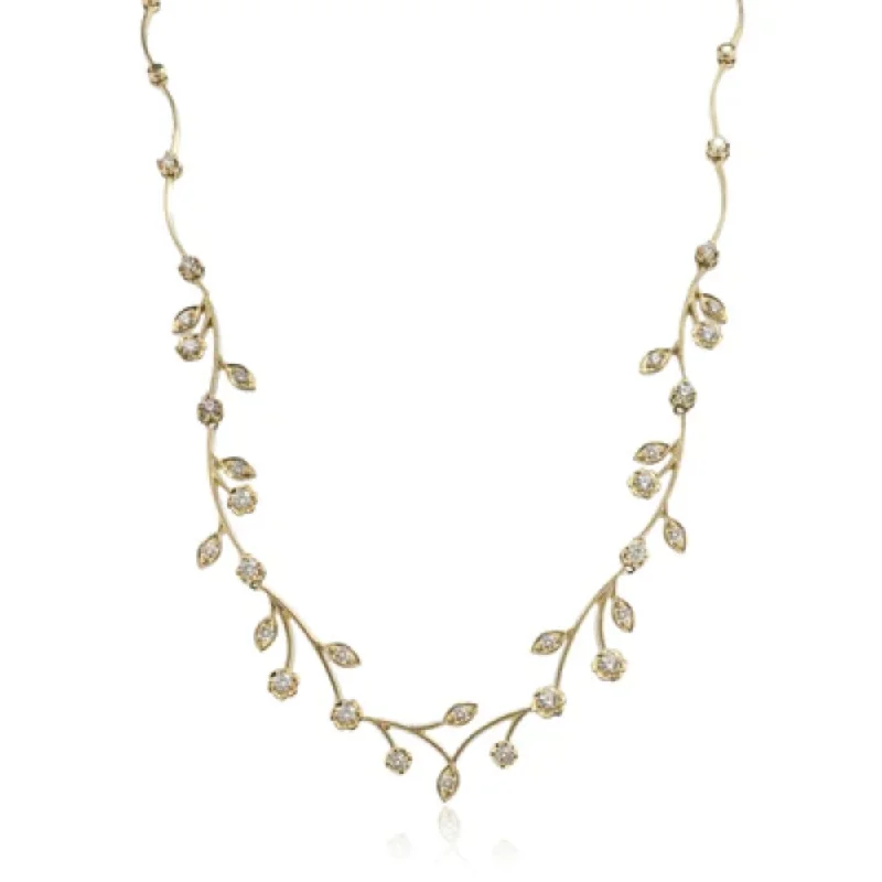 real peridot charm bracelet Simon G. 14k Gold Magnificent Garden Necklace with Diamonds