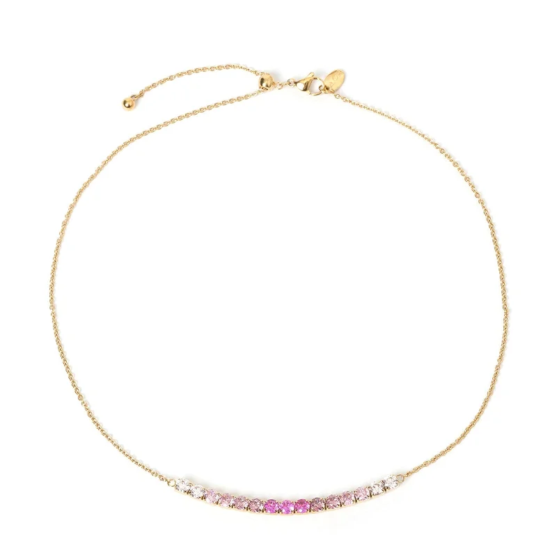 Zalia Gold Necklace - Rose