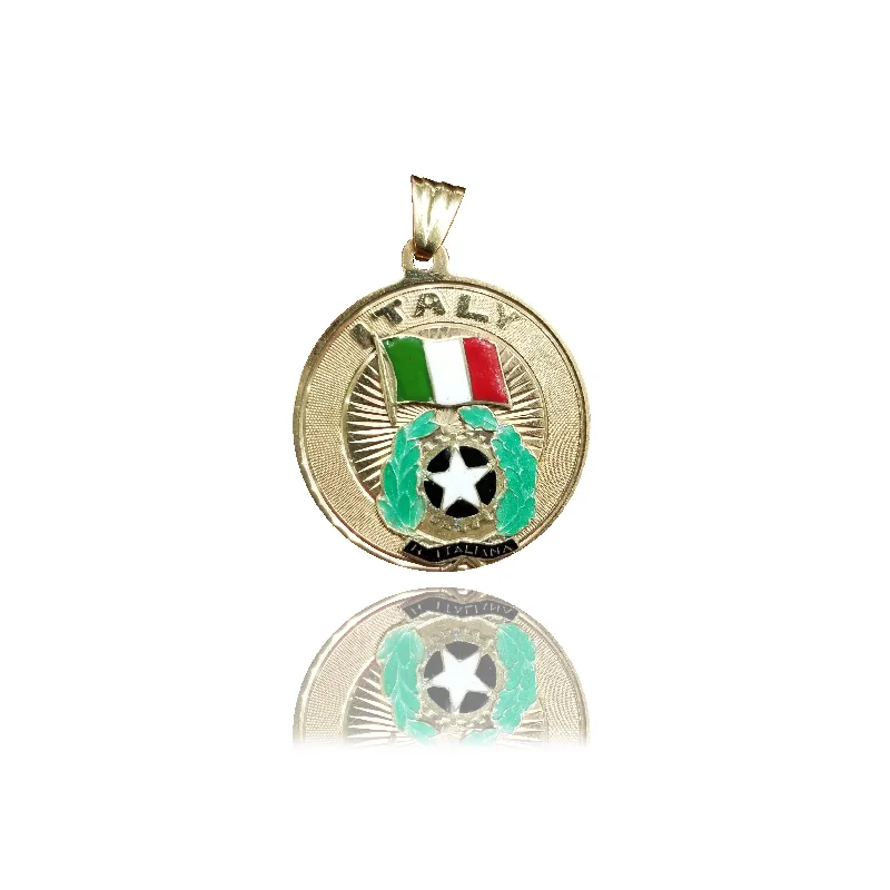 pearl and silver bracelet Italy Yellow Gold Pendant (14K)